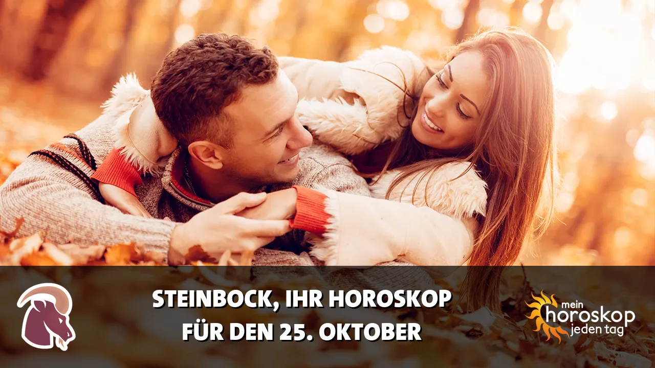 Horoscope Steinbock du Sonntag, 25. Oktober 2026