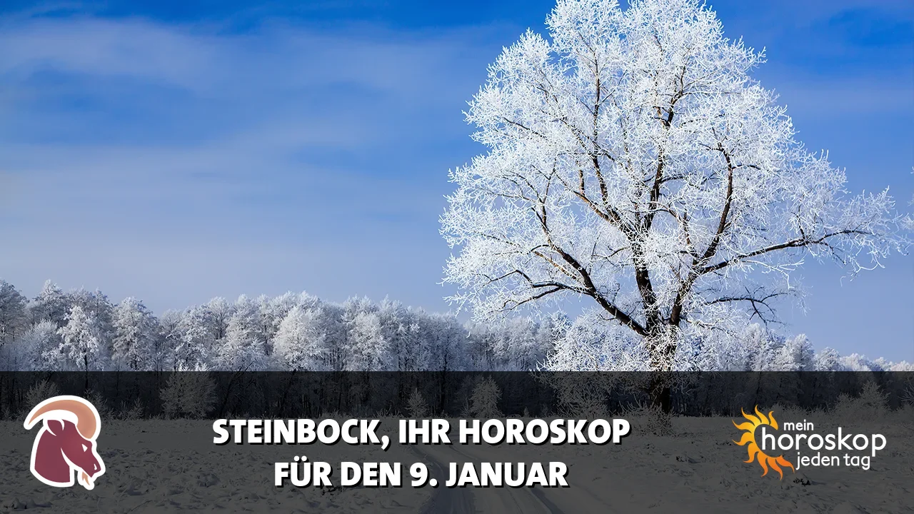 Horoscope Steinbock du Freitag, 9. Januar 2026