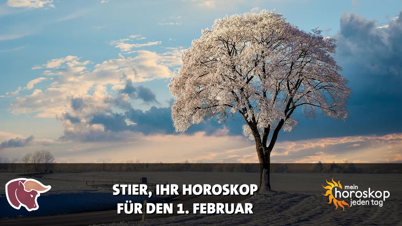 Horoscope Stier du Sonntag, 1. Februar 2026