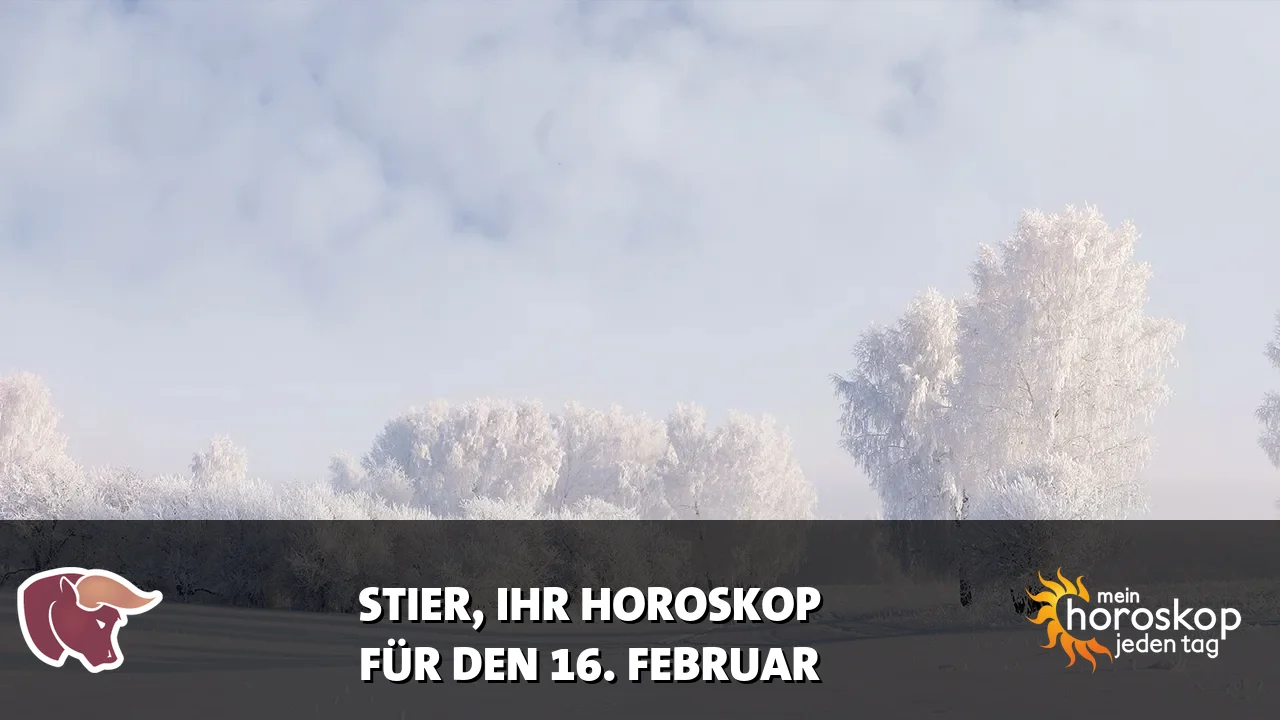 Horoscope Stier du Montag, 16. Februar 2026