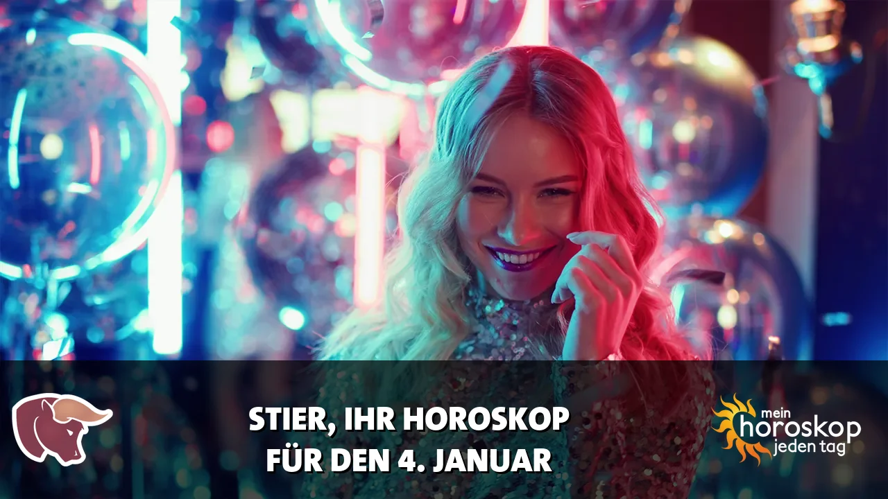 Horoscope Stier du Sonntag, 4. Januar 2026