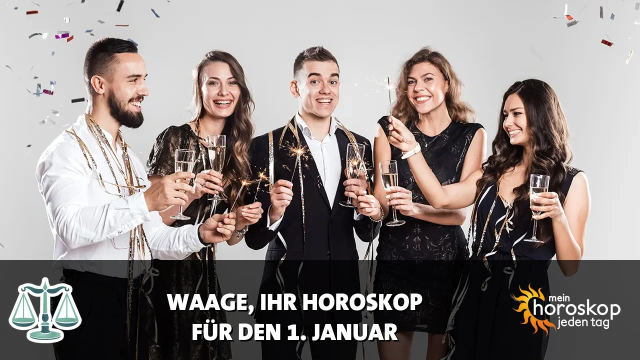 Horoscope Waage du Donnerstag, 1. Januar 2026