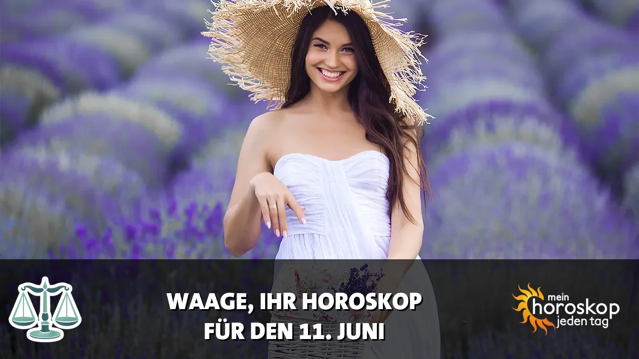 Horoscope Waage du Donnerstag, 11. Juni 2026