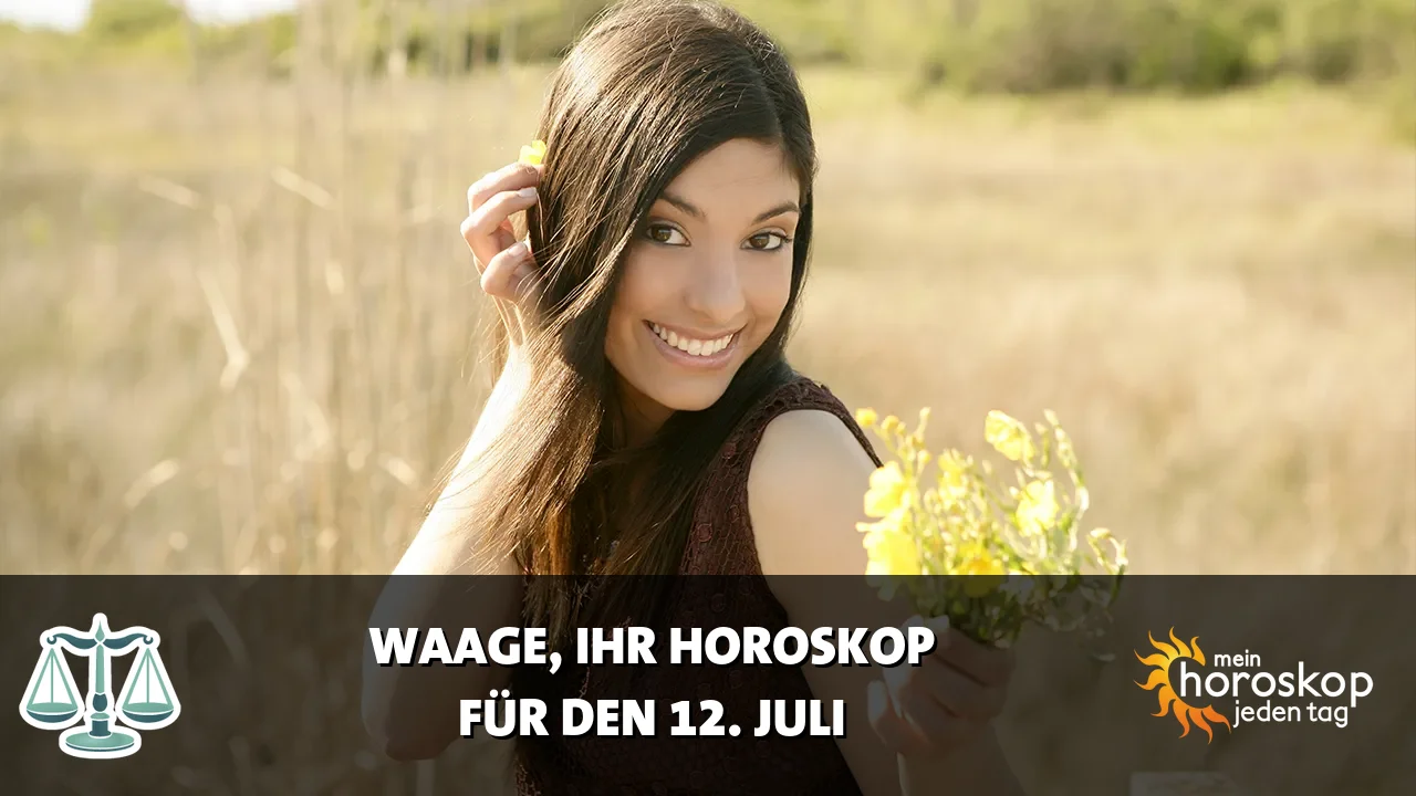 Horoscope Waage du Sonntag, 12. Juli 2026