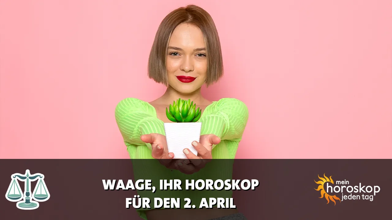 Horoscope Waage du Donnerstag, 2. April 2026