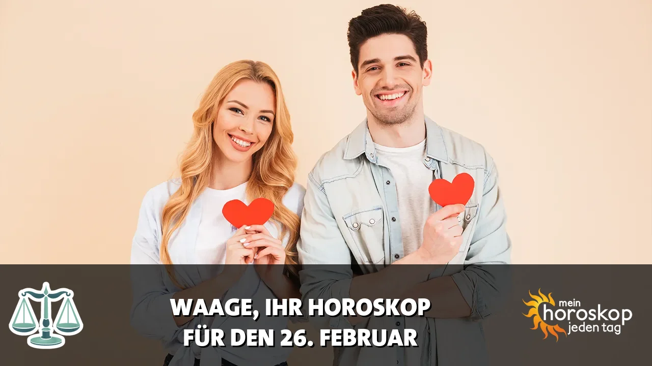 Horoscope Waage du Donnerstag, 26. Februar 2026