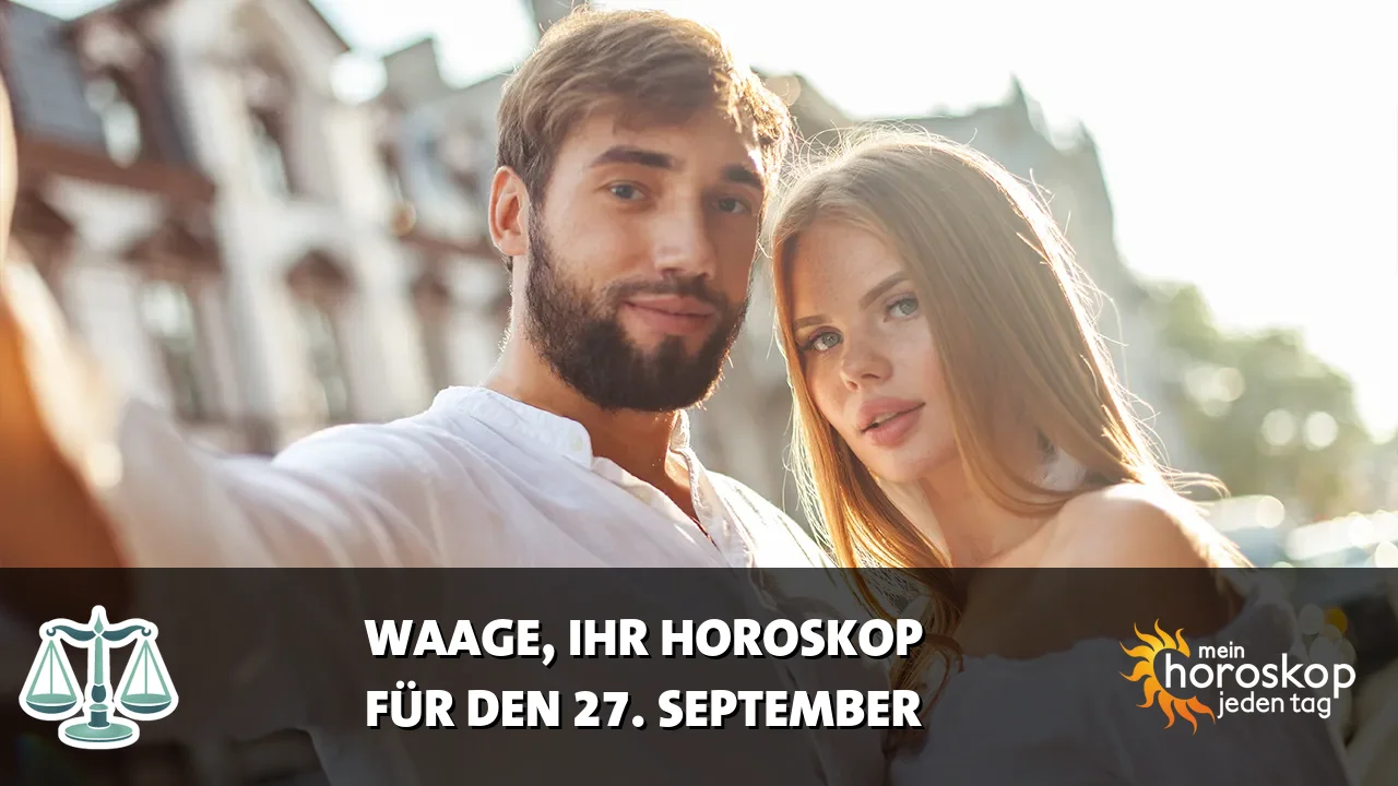 Horoscope Waage du Sonntag, 27. September 2026