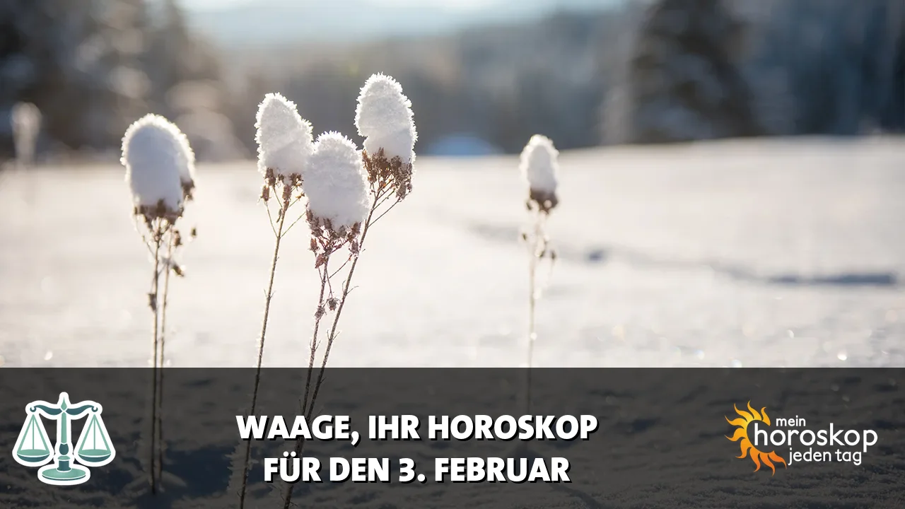 Horoscope Waage du Dienstag, 3. Februar 2026