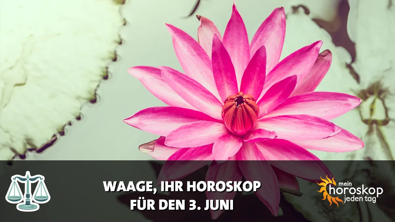 Horoscope Waage du Mittwoch, 3. Juni 2026