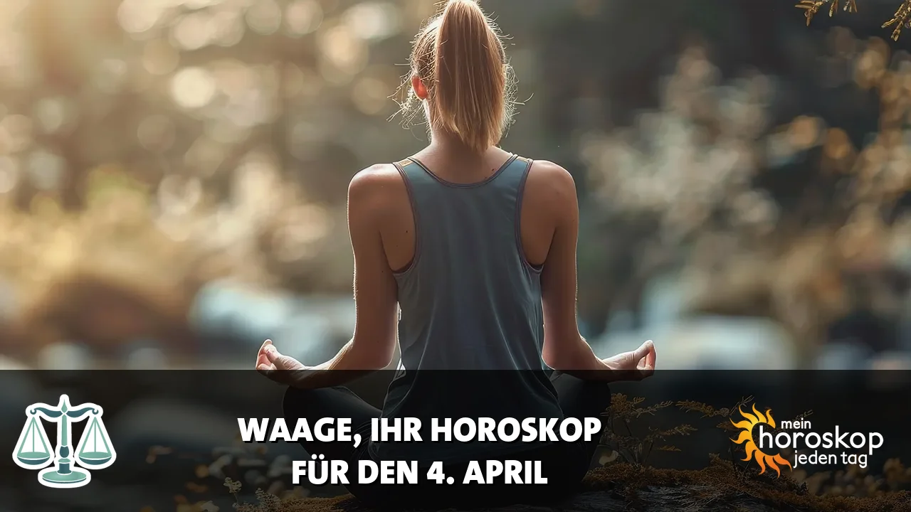 Horoscope Waage du Samstag, 4. April 2026
