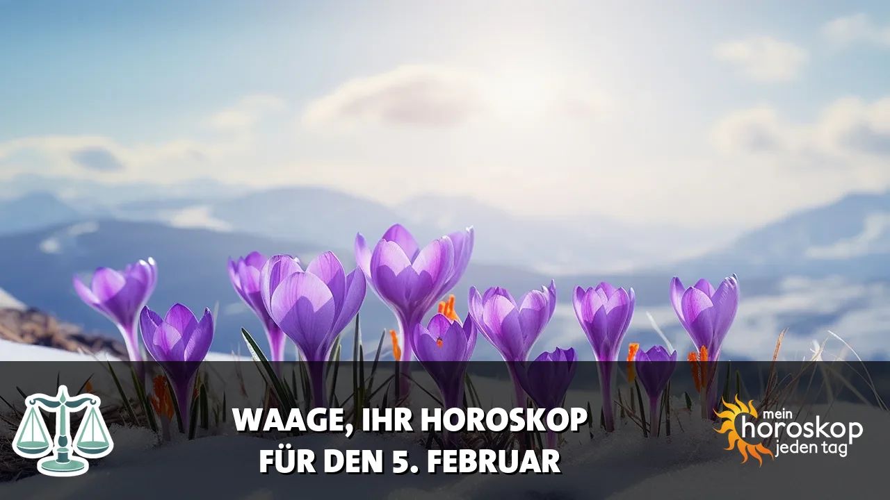 Horoscope Waage du Donnerstag, 5. Februar 2026