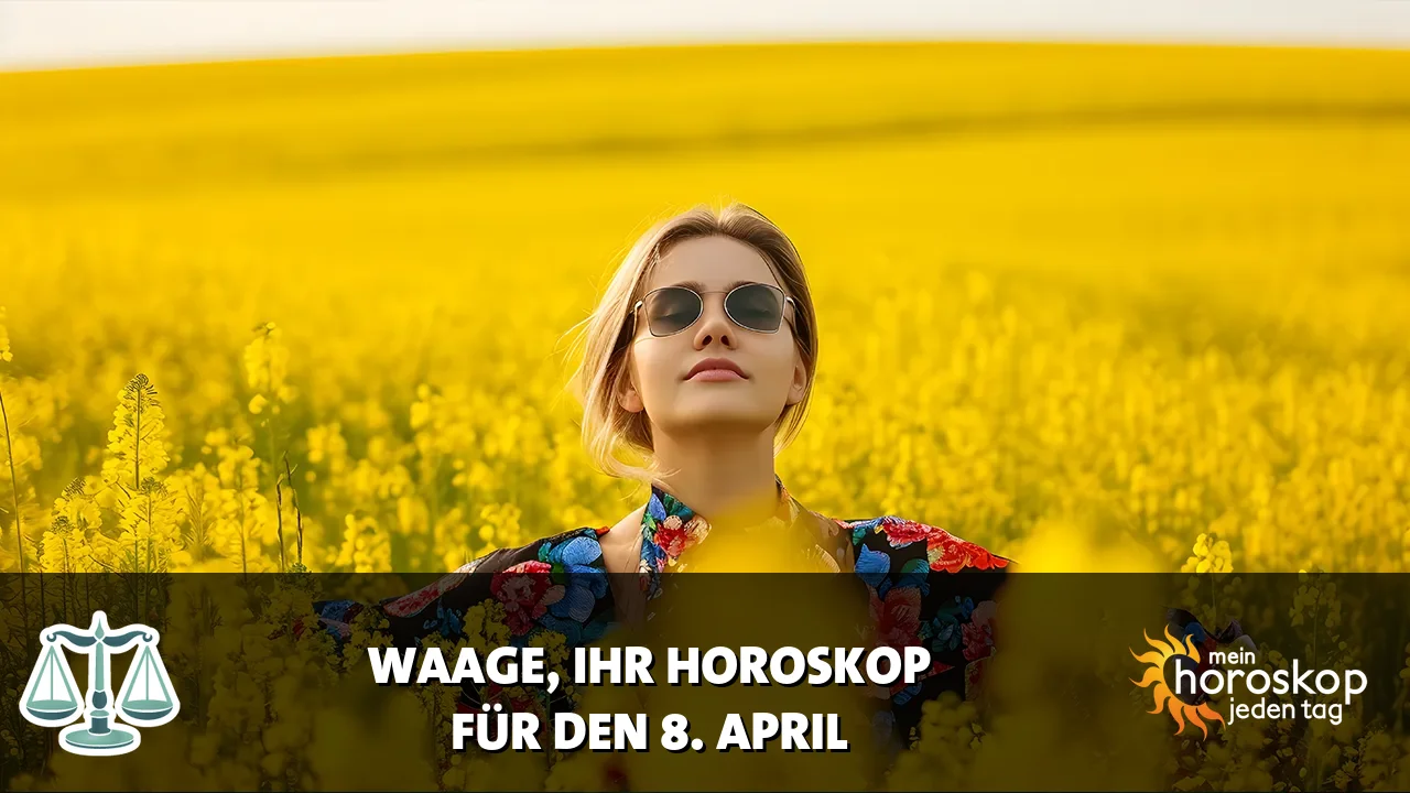 Horoscope Waage du Mittwoch, 8. April 2026