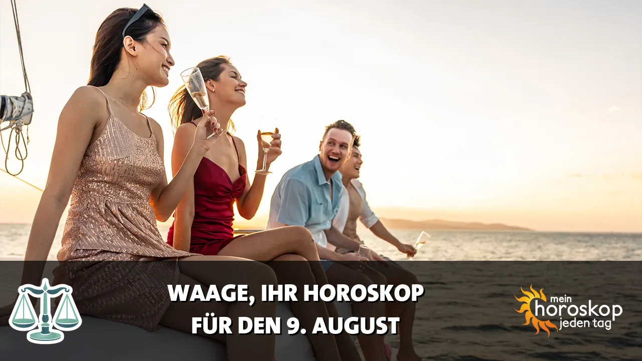 Horoscope Waage du Sonntag, 9. August 2026