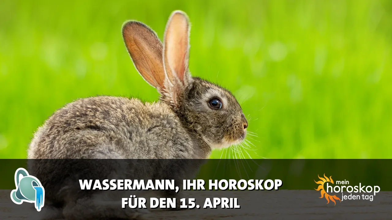 Horoscope Wassermann du Mittwoch, 15. April 2026
