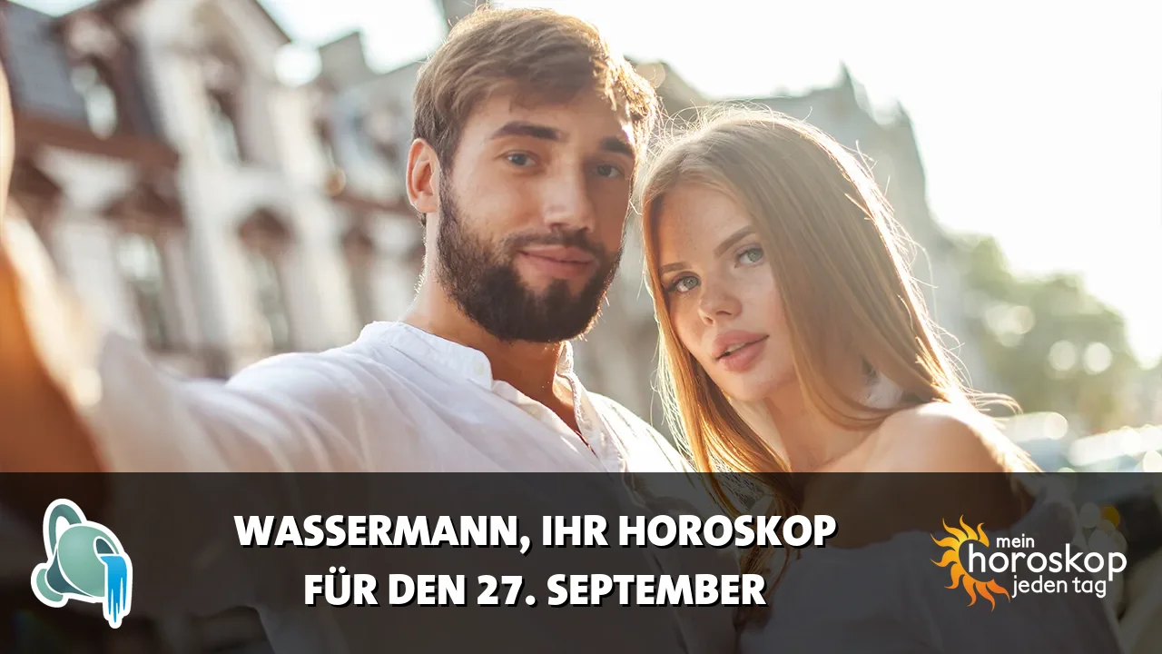 Horoscope Wassermann du Sonntag, 27. September 2026