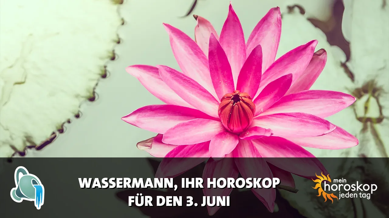 Horoscope Wassermann du Mittwoch, 3. Juni 2026