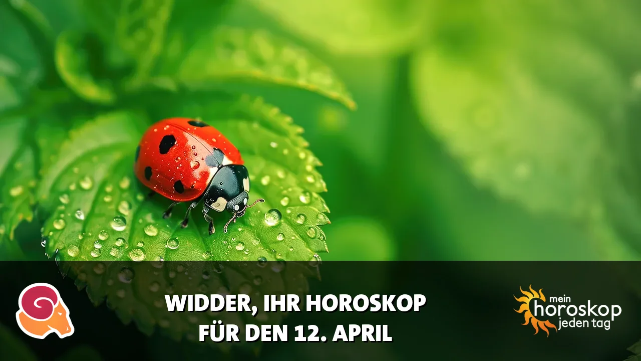 Horoscope Widder du Sonntag, 12. April 2026