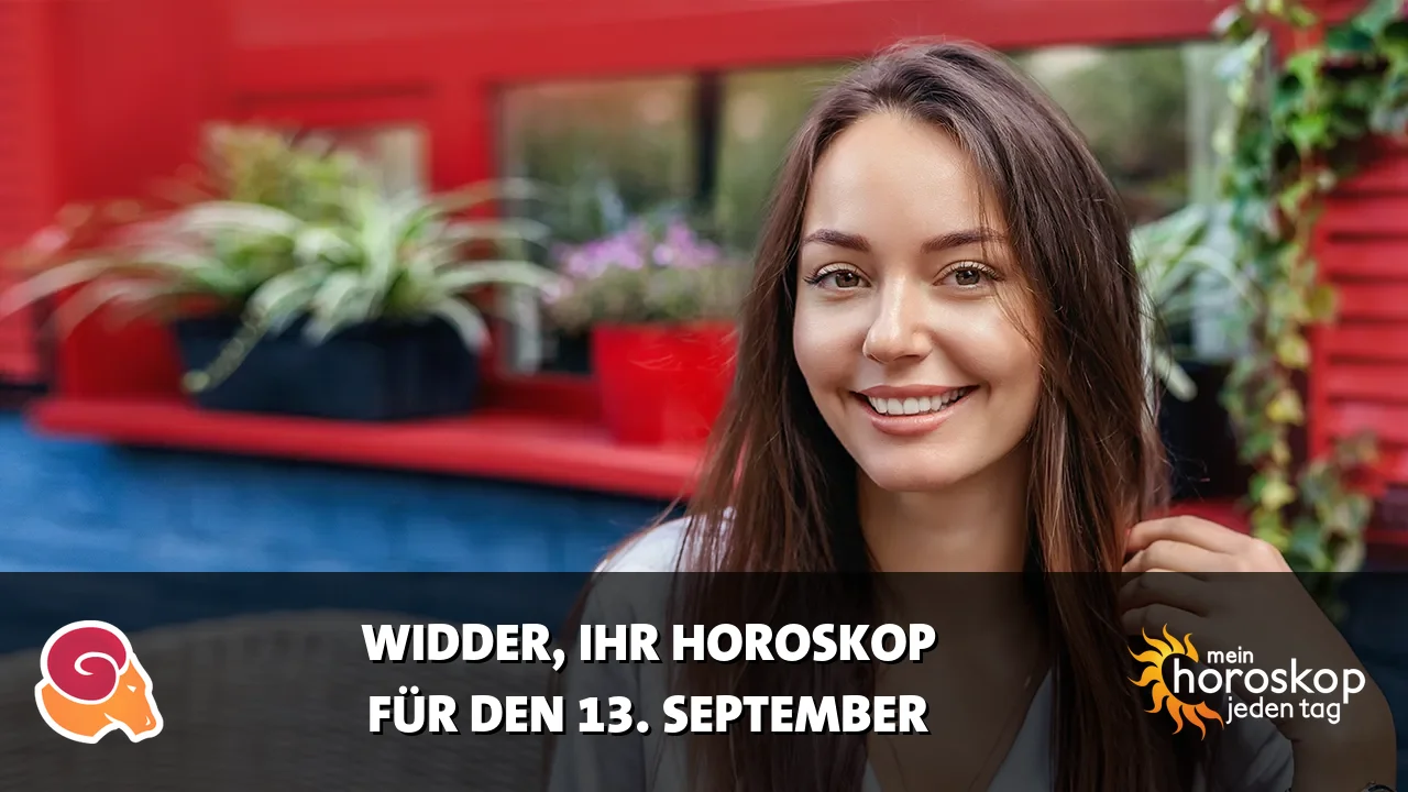 Horoscope Widder du Sonntag, 13. September 2026