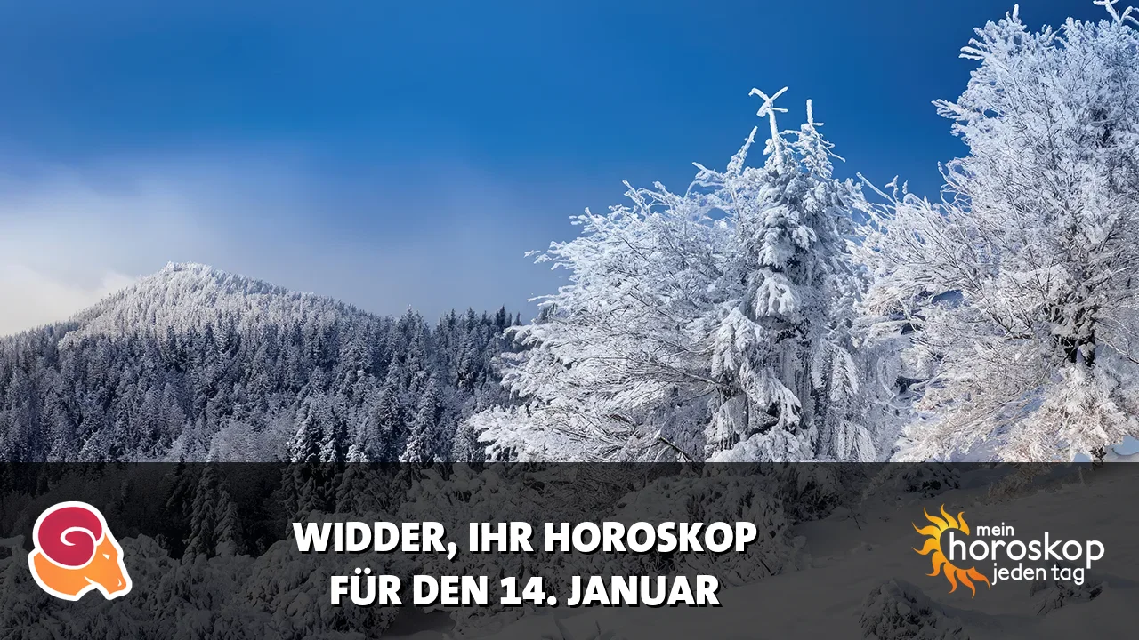 Horoscope Widder du Mittwoch, 14. Januar 2026