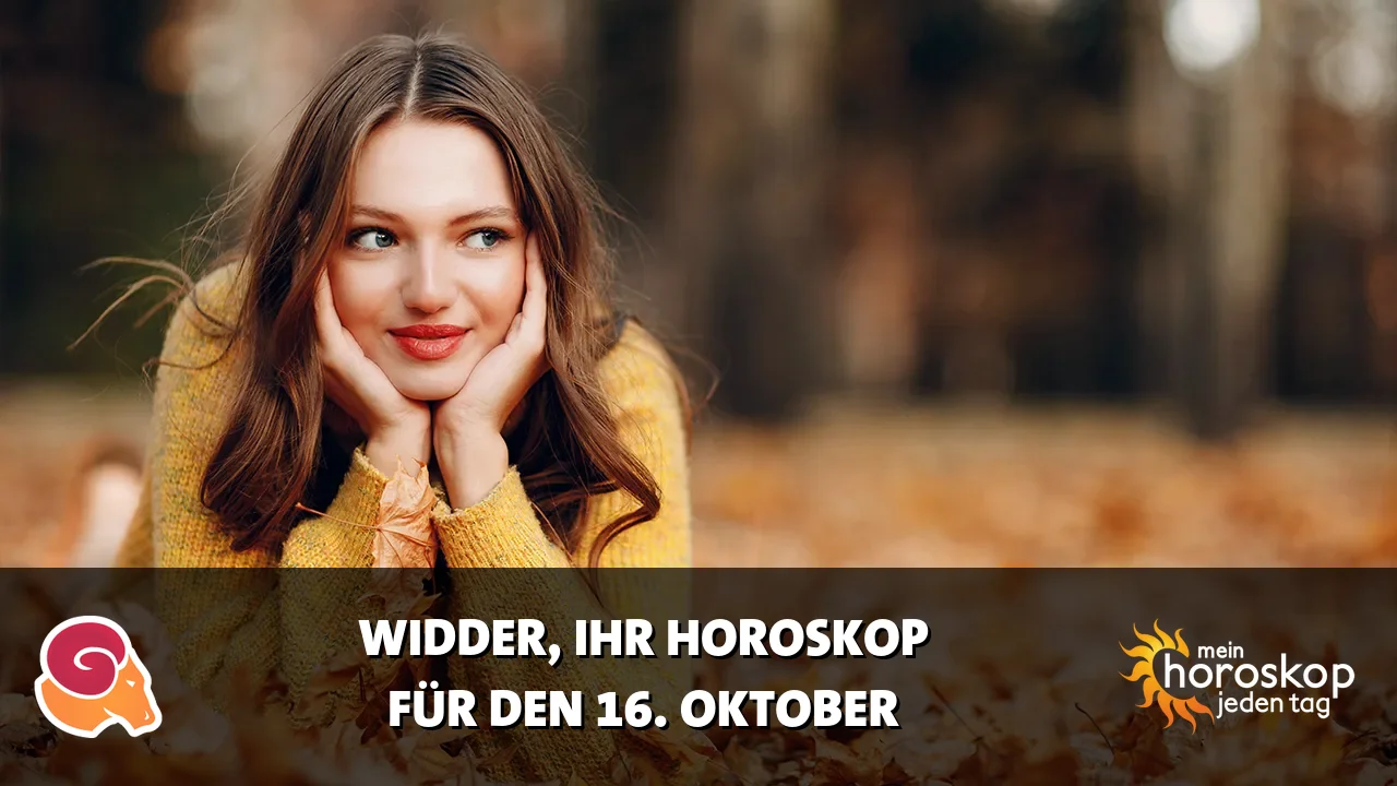 Horoscope Widder du Freitag, 16. Oktober 2026