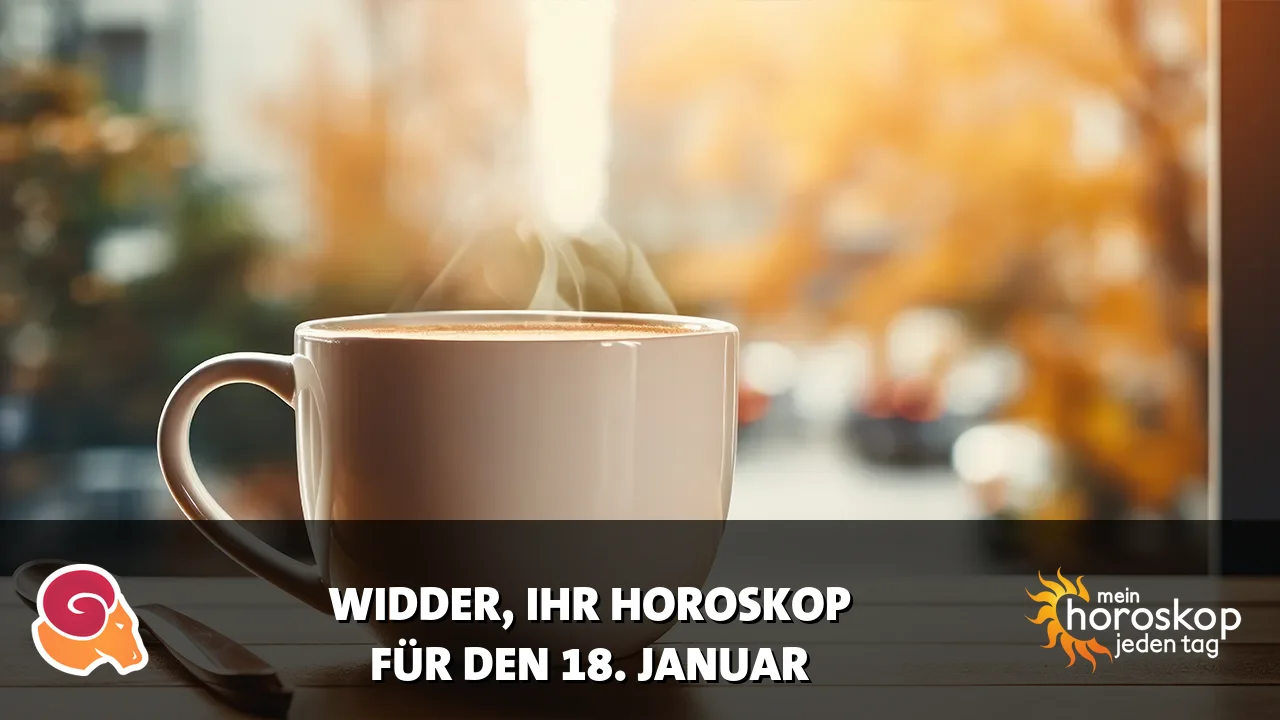Horoscope Widder du Sonntag, 18. Januar 2026