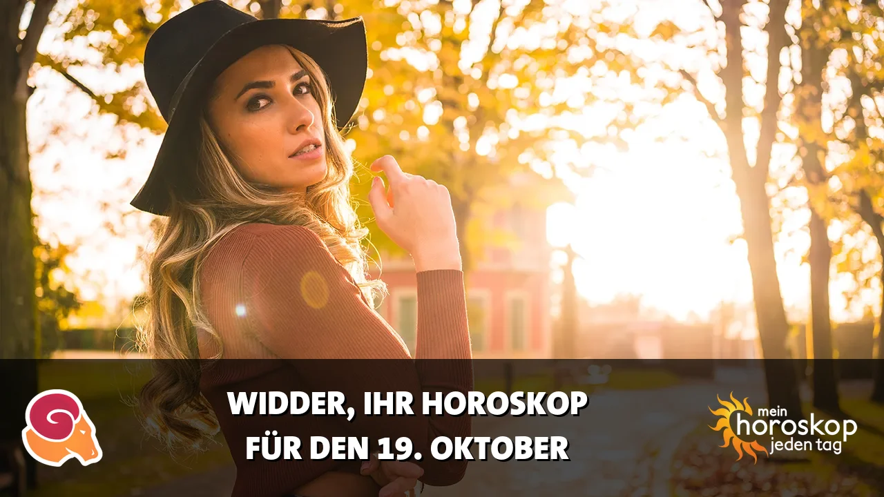 Horoscope Widder du Montag, 19. Oktober 2026