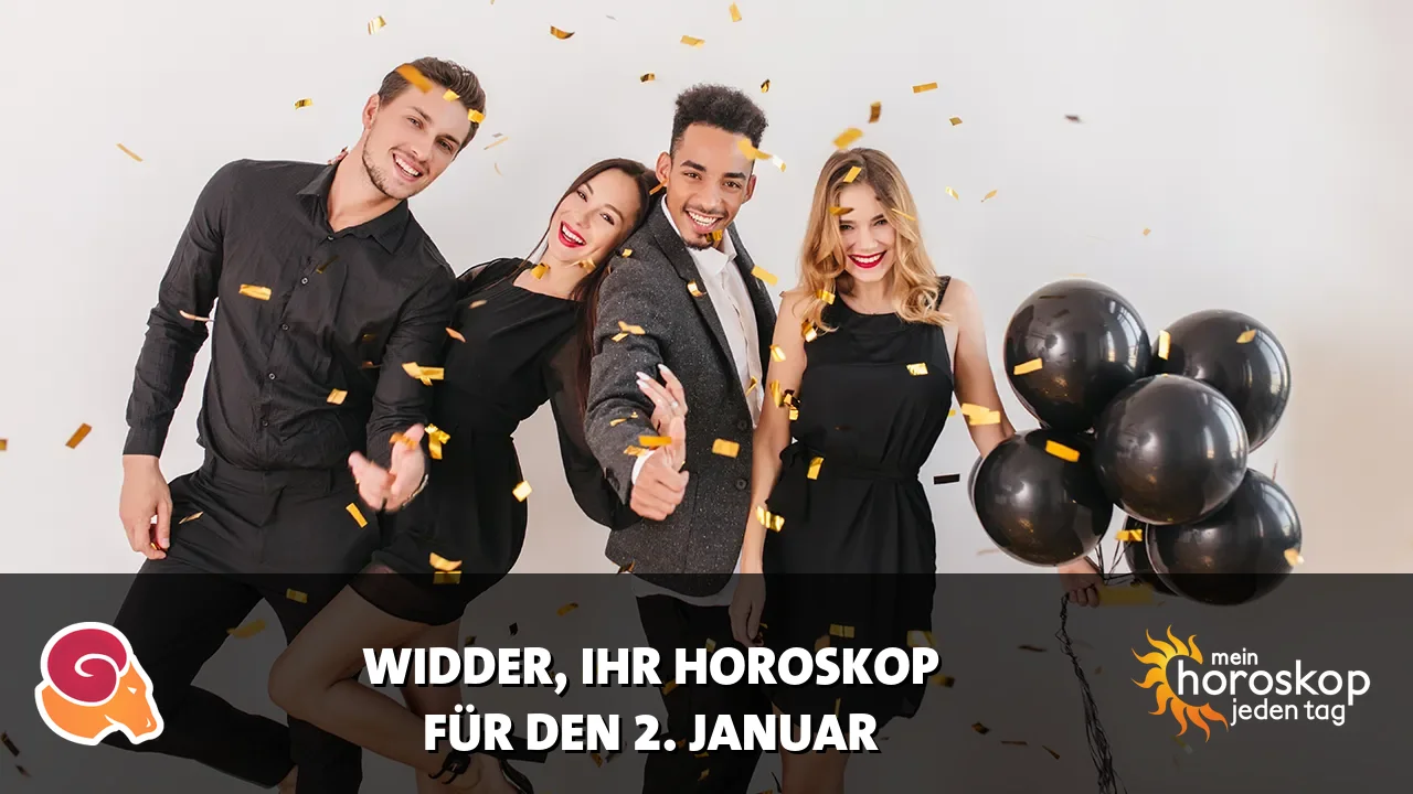 Horoscope Widder du Freitag, 2. Januar 2026