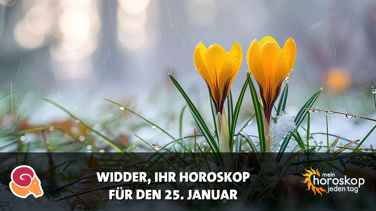 Horoscope Widder du Sonntag, 25. Januar 2026