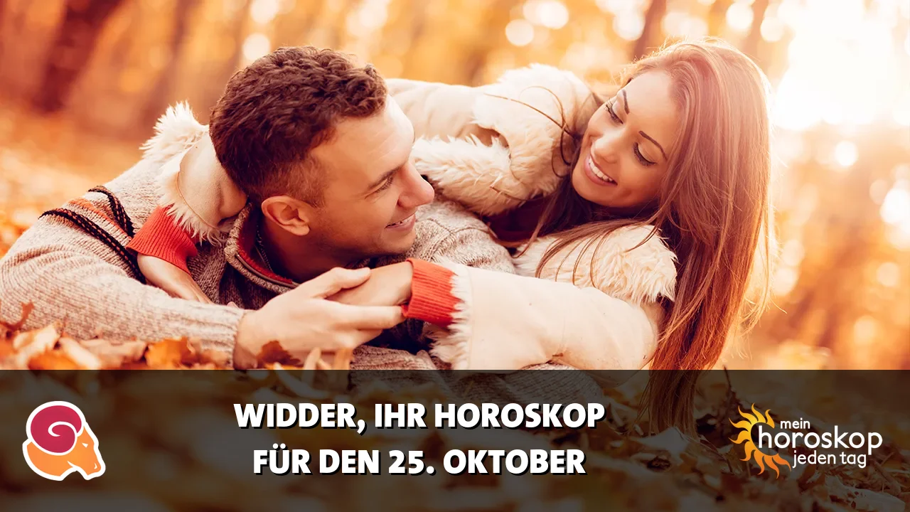 Horoscope Widder du Sonntag, 25. Oktober 2026