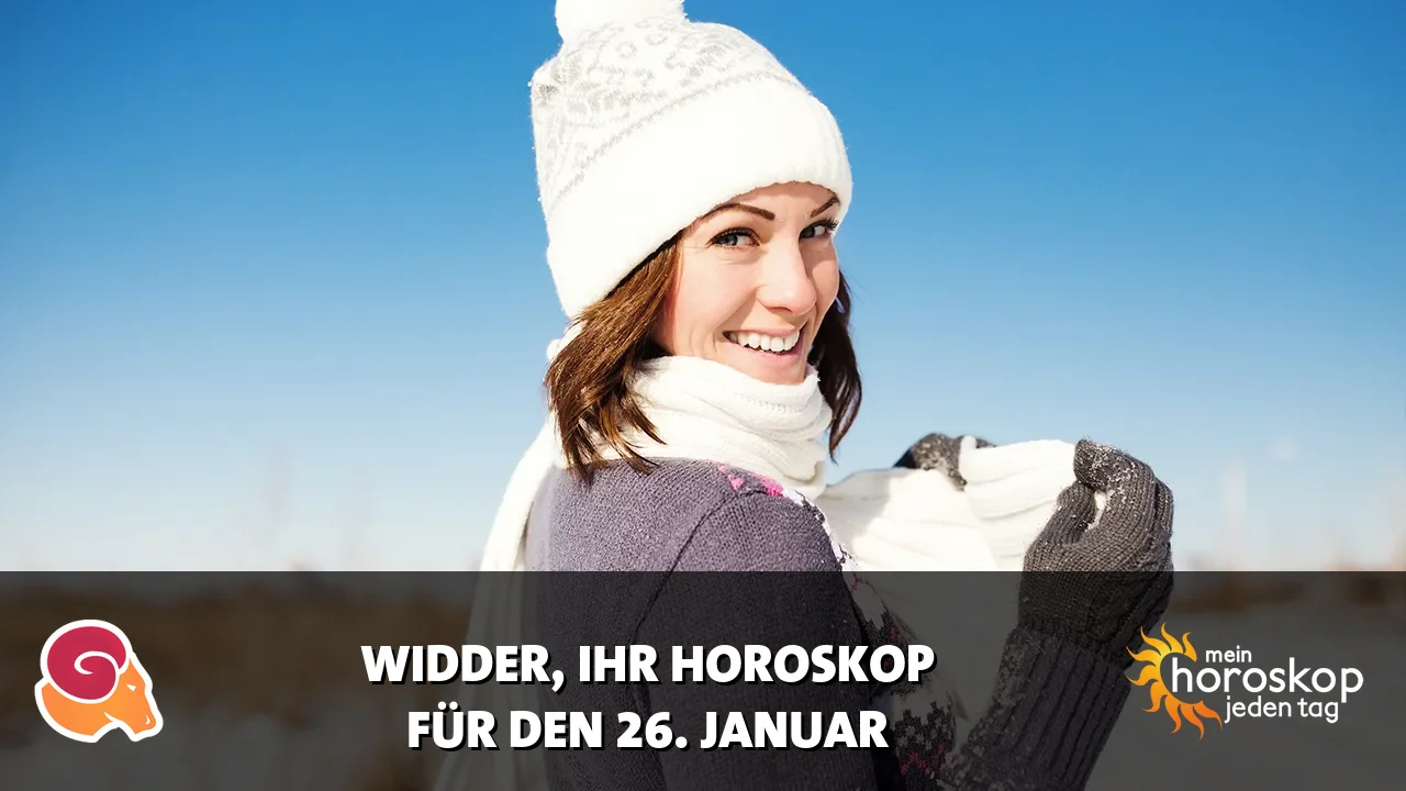 Horoscope Widder du Montag, 26. Januar 2026