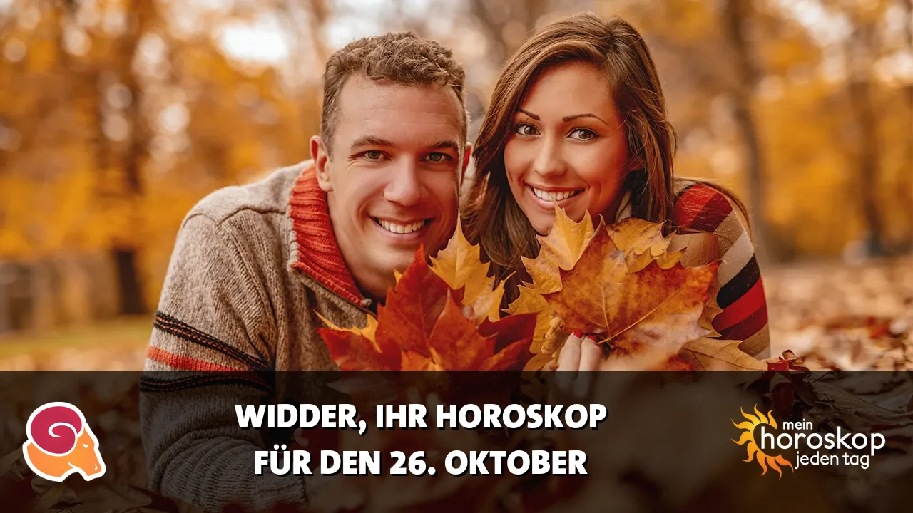 Horoscope Widder du Montag, 26. Oktober 2026