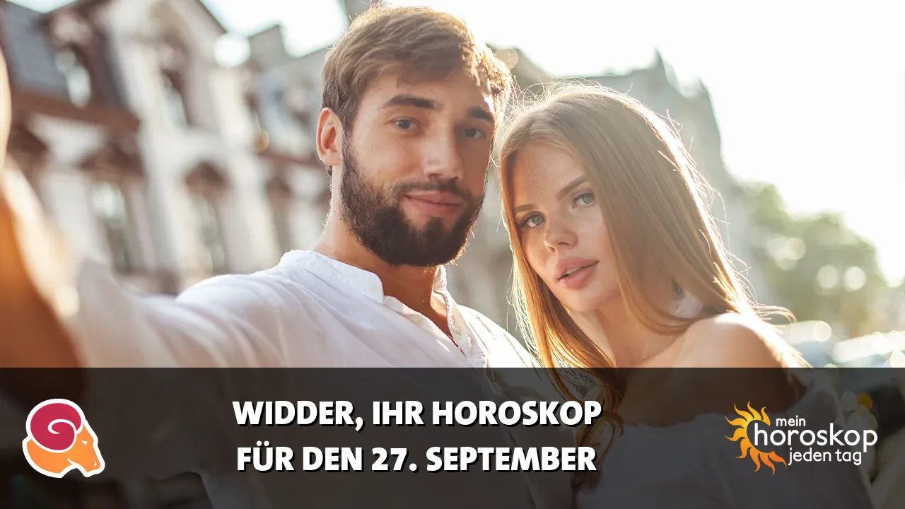 Horoscope Widder du Sonntag, 27. September 2026