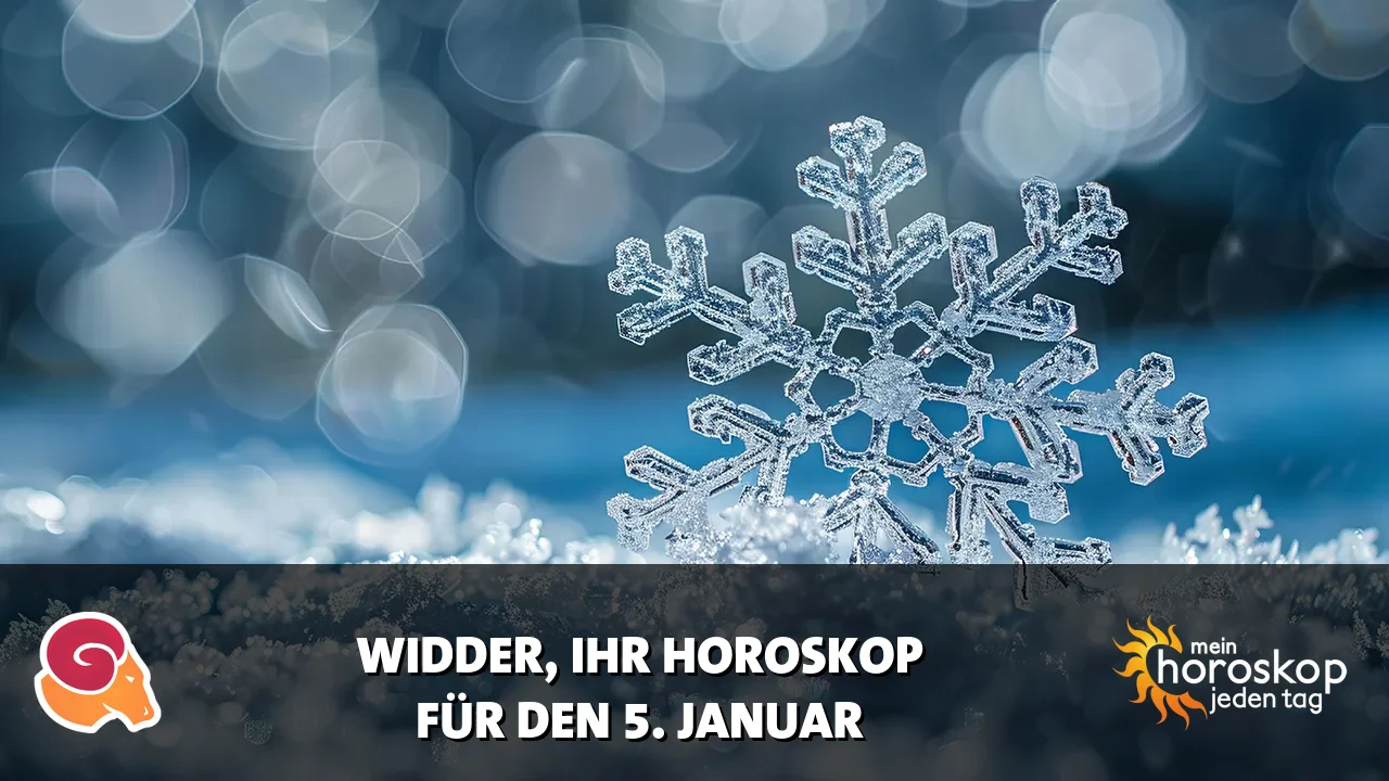Horoscope Widder du Montag, 5. Januar 2026