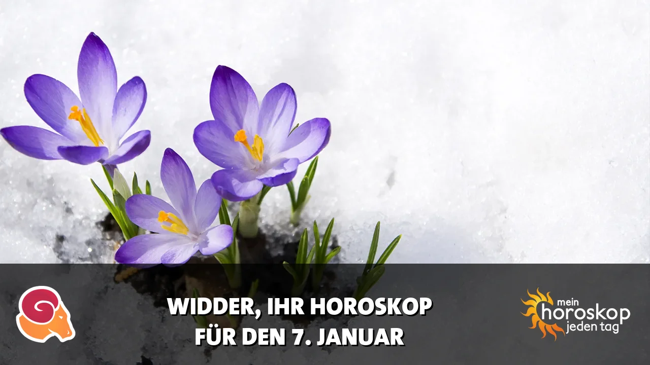 Horoscope Widder du Mittwoch, 7. Januar 2026