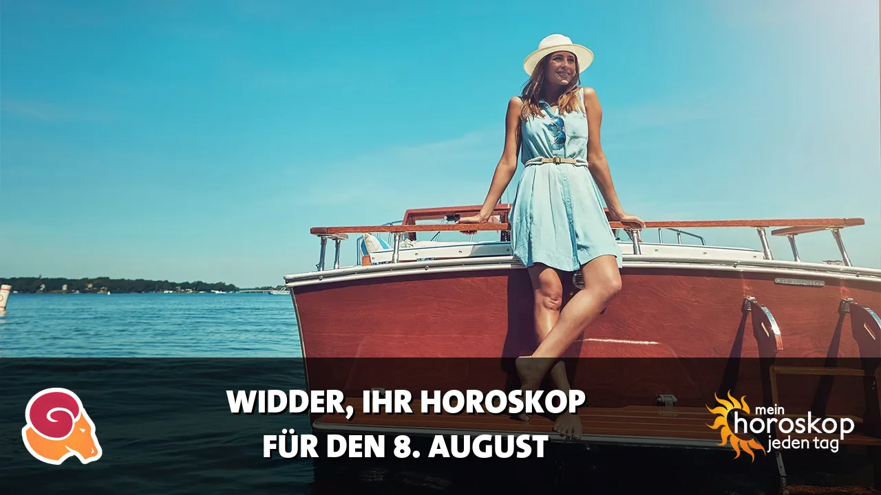 Horoscope Widder du Samstag, 8. August 2026