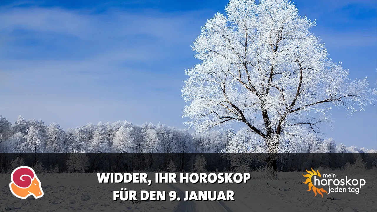 Horoscope Widder du Freitag, 9. Januar 2026