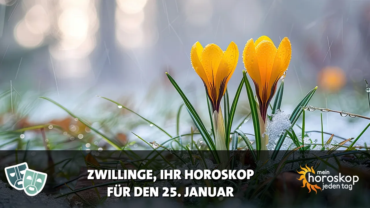 Horoscope Zwillinge du Sonntag, 25. Januar 2026