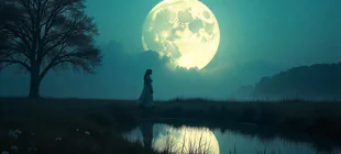 Karte XVIII: Der Mond (Intuition)